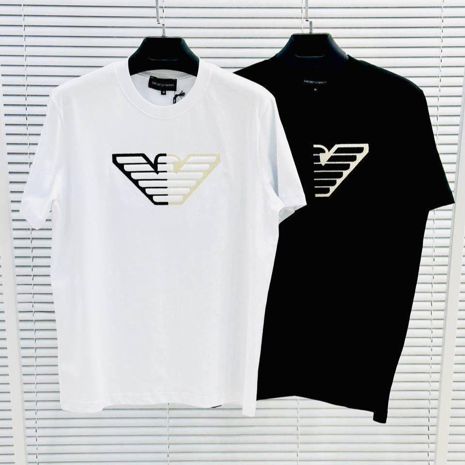 Tricou METALLINE EAGLE Alb