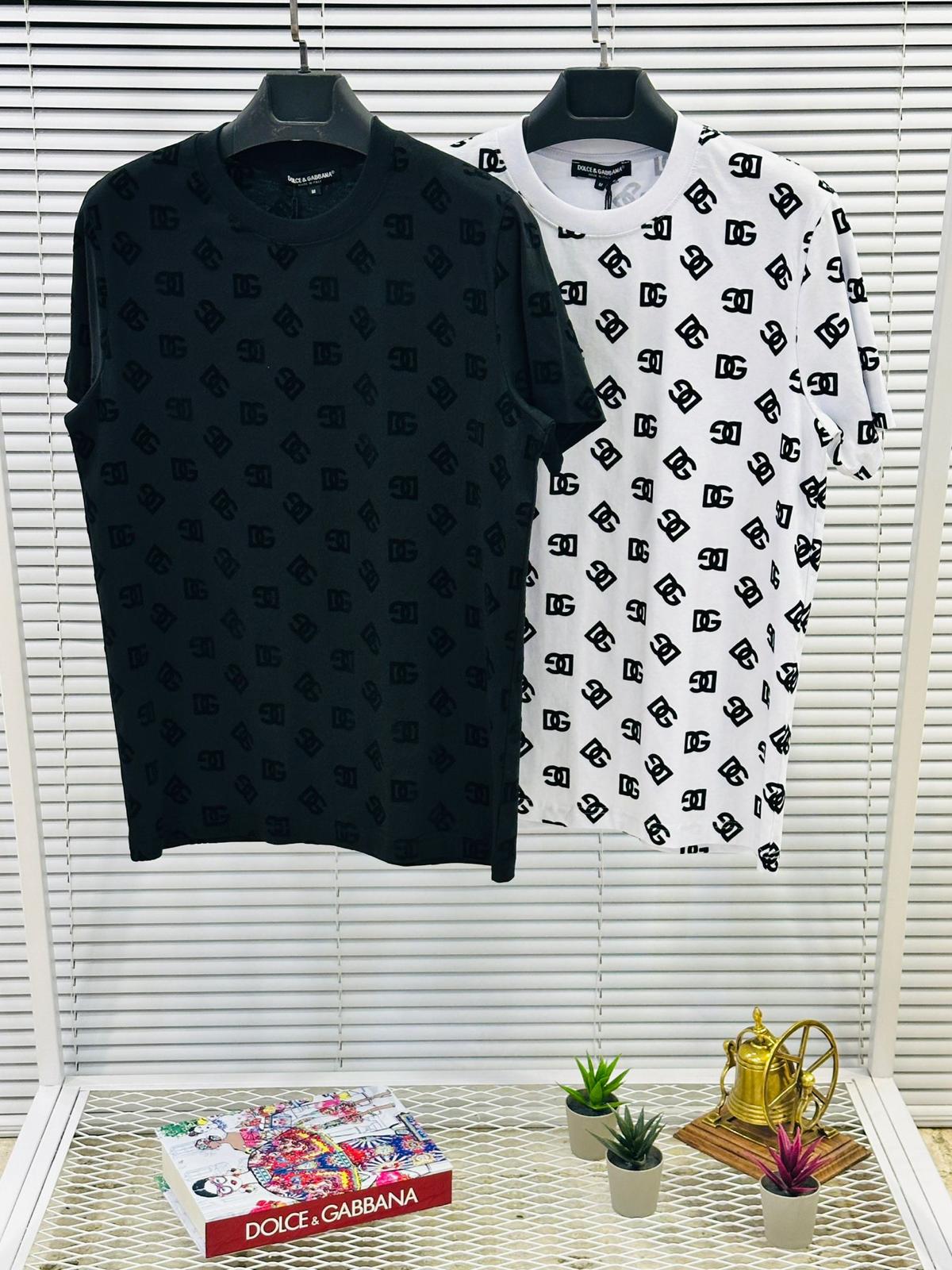 Tricou MONOGRAM Alb Imagine secundară a produsului